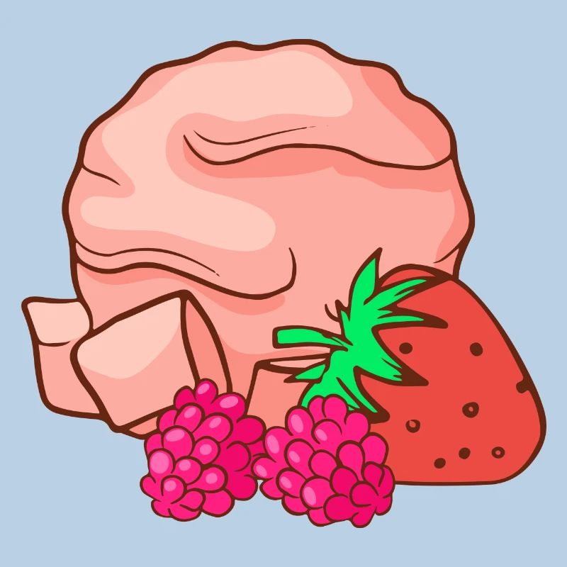 Eis Speiseeis Eiskrem Eiscreme Erdbeeren Himnbeere