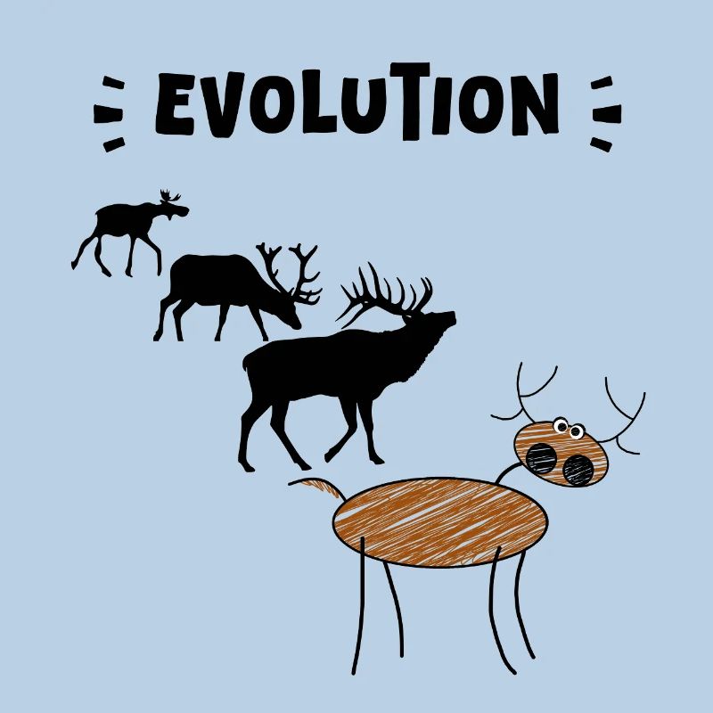 Deer Evolution – Funny Stages of Evolution.