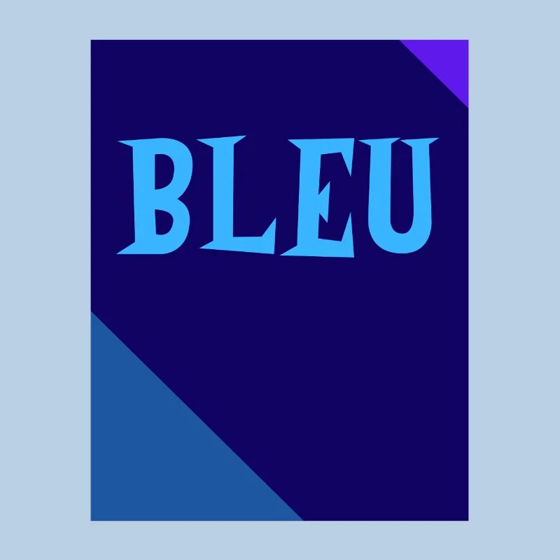 BLUE Rectangle Triangle Chalkboard