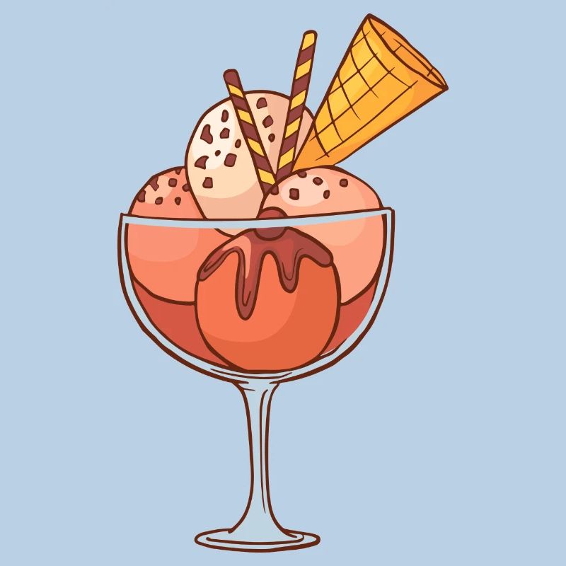 Eis Speiseeis Eiskrem Eiscreme Kugeleis Eisbecher