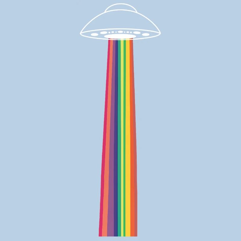 Rainbow ufo