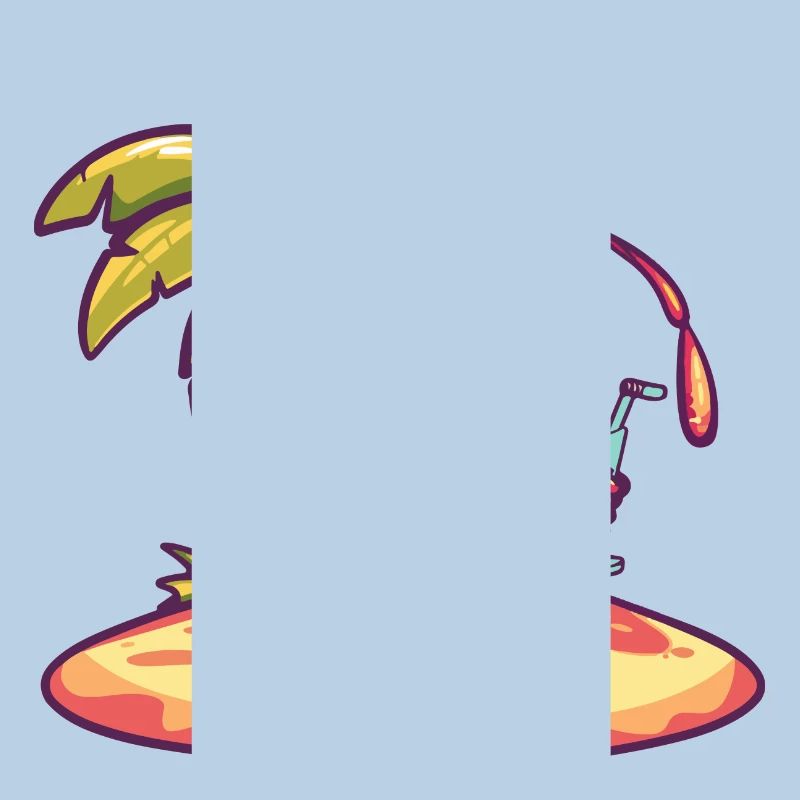 Ameise Sommer Strand Comic