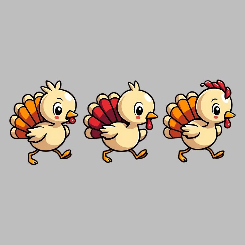 Bébé dinde de Thanksgiving