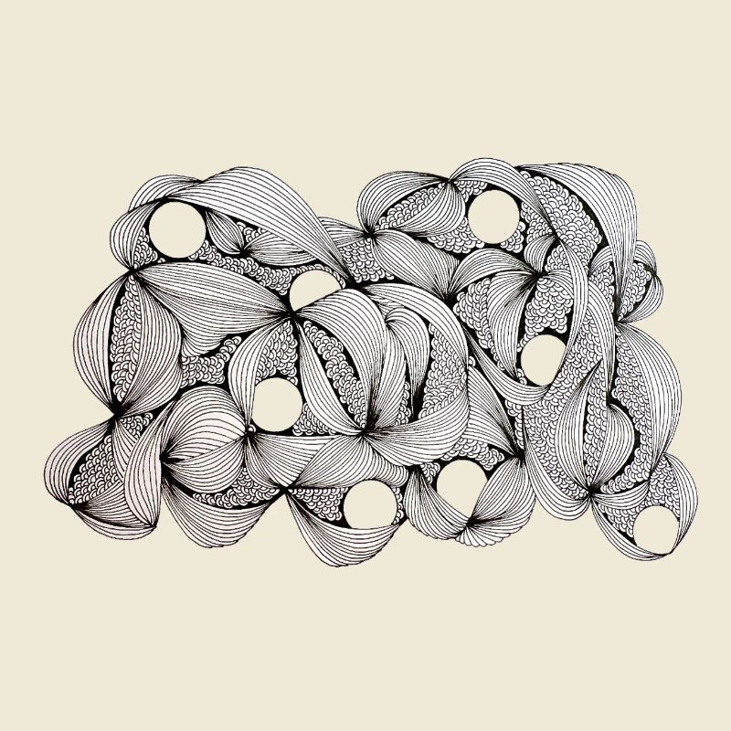 Lined Leaf Weave Pattern