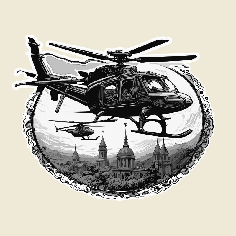 Helicopter / Helicopter / Flying / Aviation