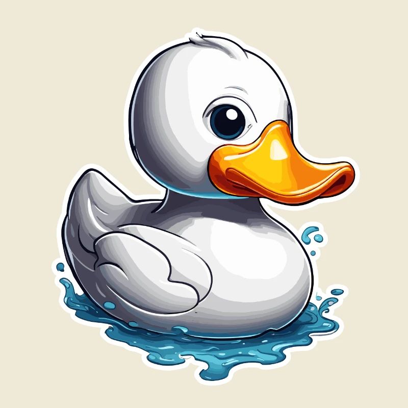 Canard en caoutchouc / canard en caoutchouc / eau / baignoire