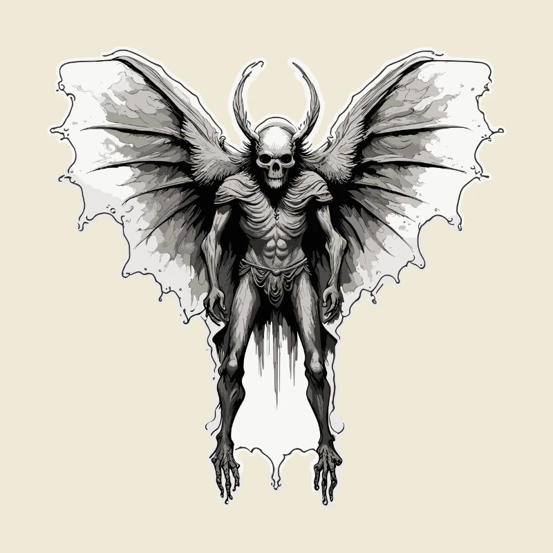 Mothman / Moth / Insect / Mythical Creature / Flutter