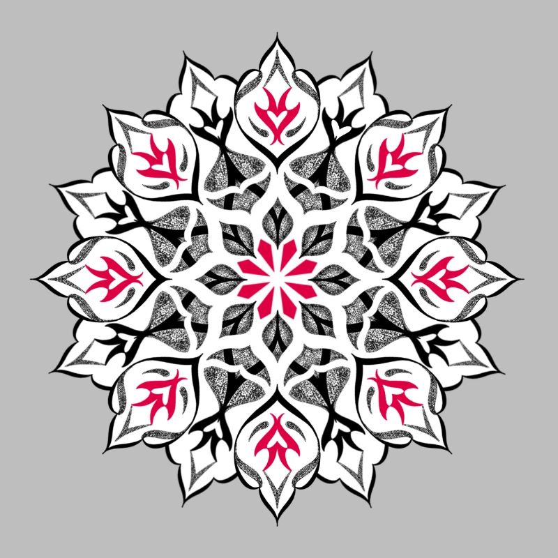 Dessin mandala dotwork