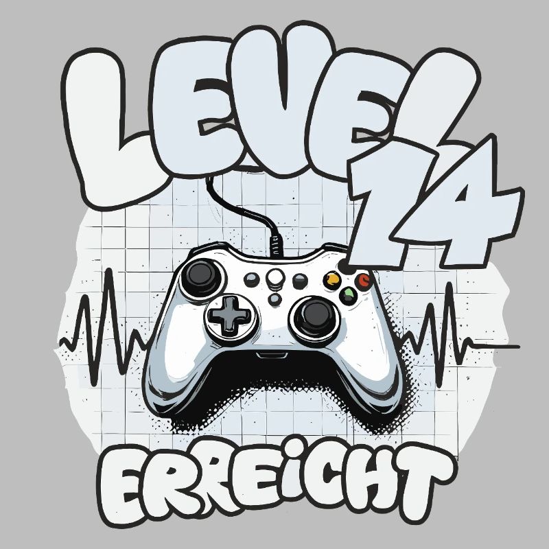 Level 14 Reached Controller Joypad Heartbeat