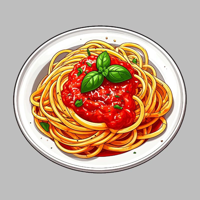 Pâtes à la sauce tomate