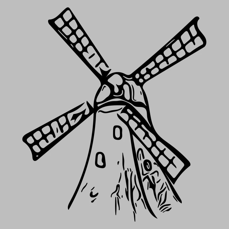 Moulin à vent vintage classique