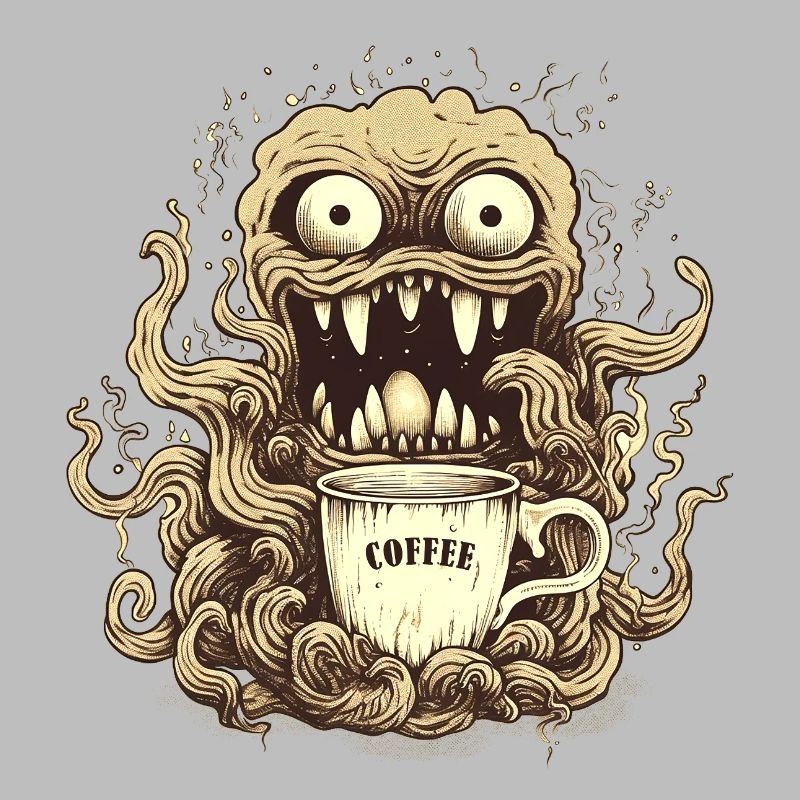 Kaffeemonster  - Koffein Zombie - Morgenmuffel
