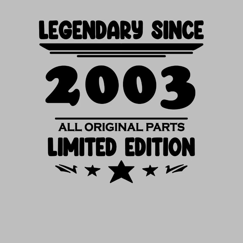 2003 - Né 2003 - Année de construction 2003