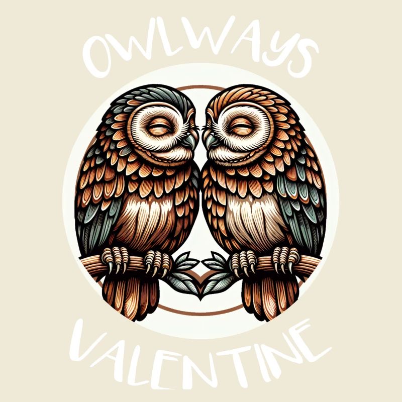 Owlways my Valentine Eule