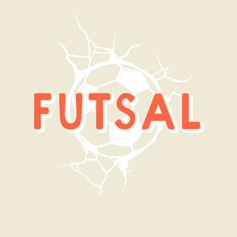 Futsal Cracked Ball Bold Statement Athlete Gear
