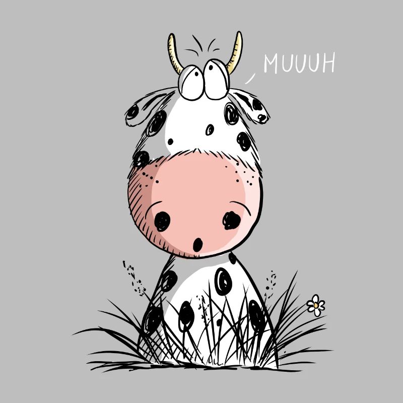 Comical Muh Cow I Beef Comic I Gift