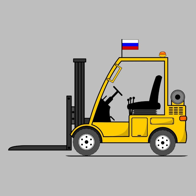 Chariot élévateur Drapeau de la Russie