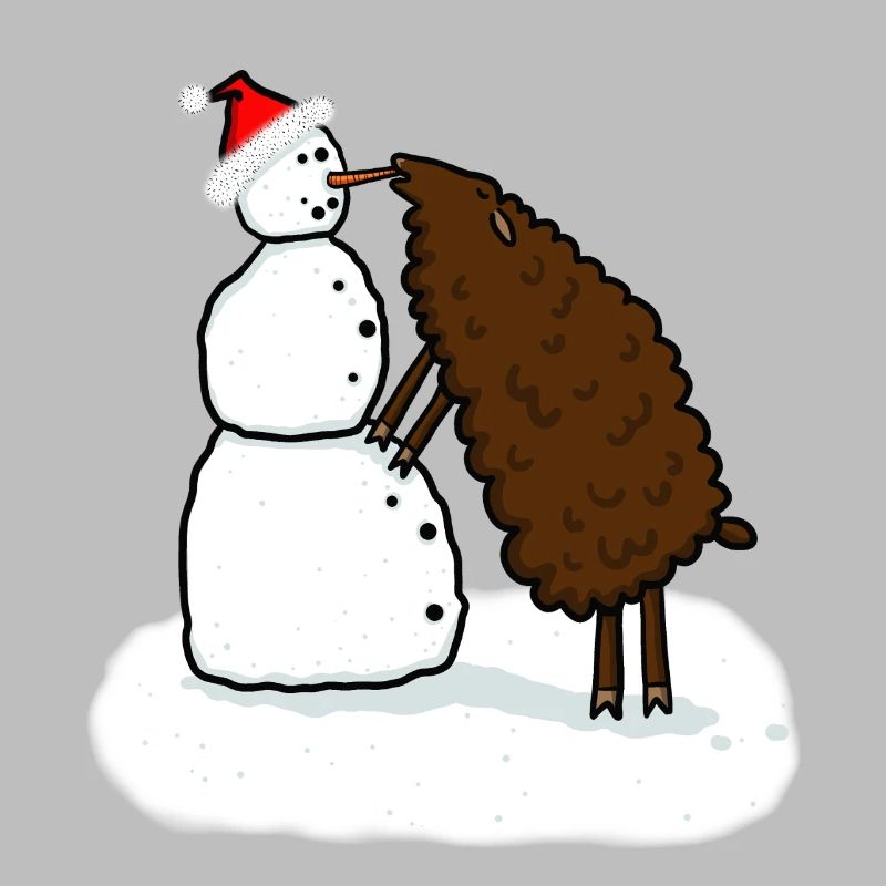 Snowman & Sheep