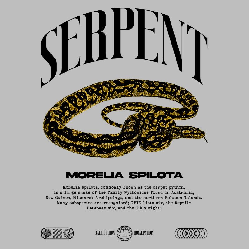 Tapis Python Moderne Reptile Keeper Streetwear