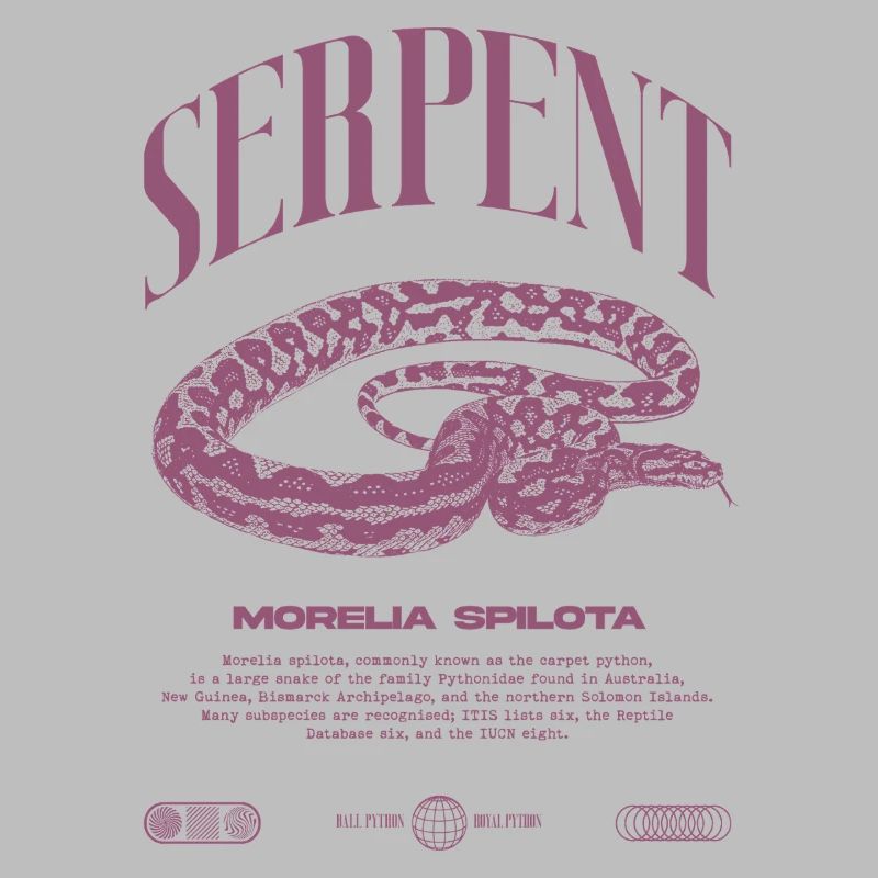 Carpet Python Modern Reptile Keeper Streetwear