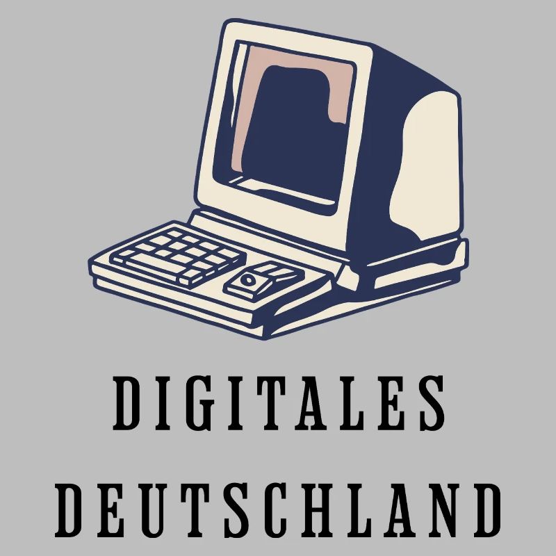 Retro-Computer im 80er Stil Digitales Deutschland