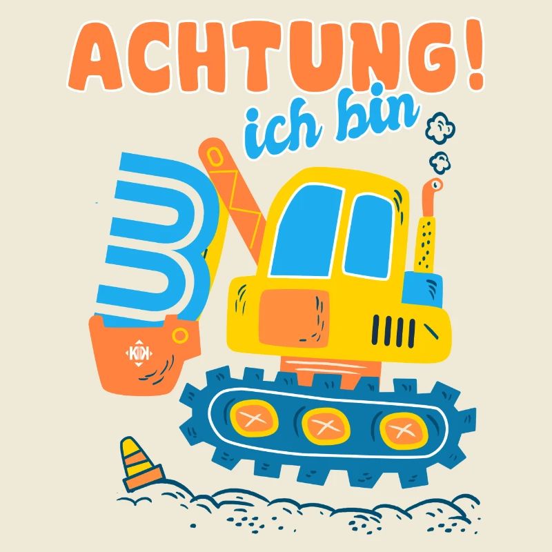 Ich bin 3 Geburtstag des Baggers, Geschenk 3