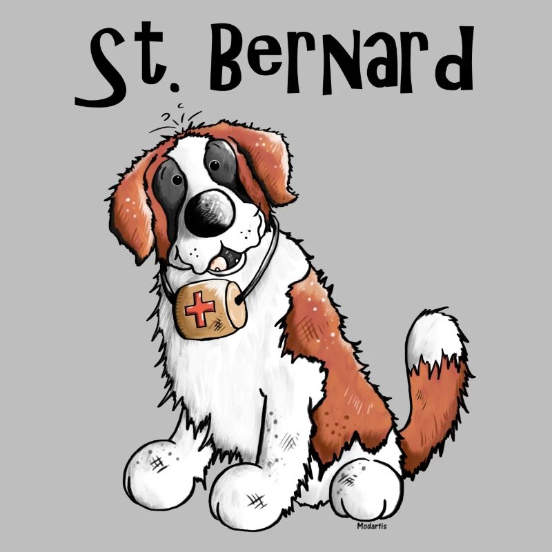 Droll Saint Bernard - Dog
