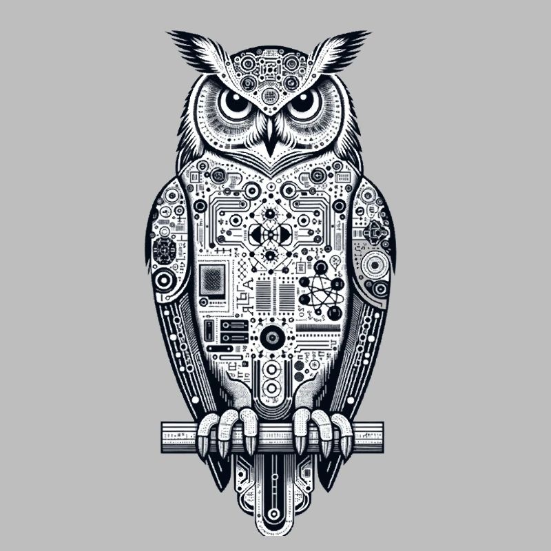 Uhu | Eule | Technischer UHU | Nachteule KI Eule