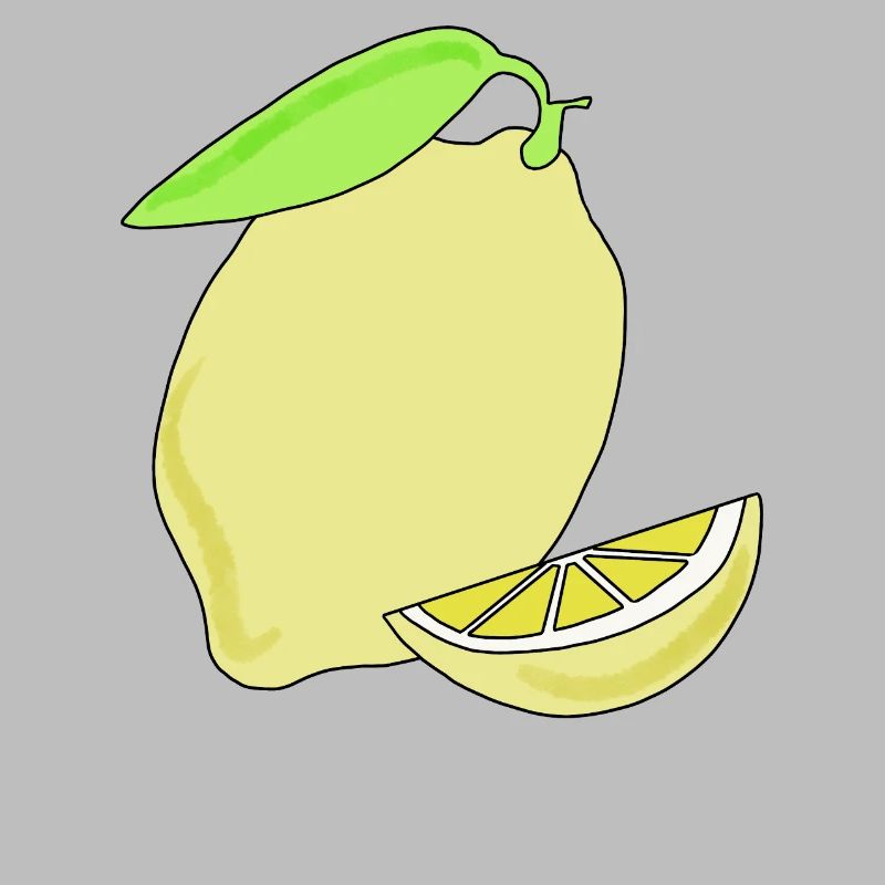 Lemon, yellow