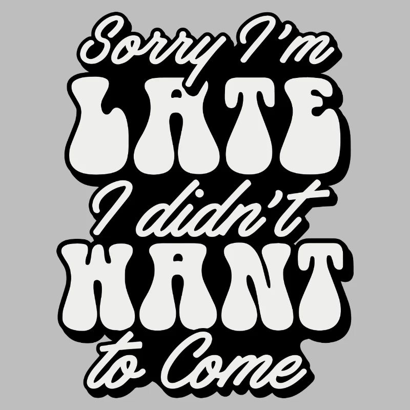 Ironic text design for disarmed humor