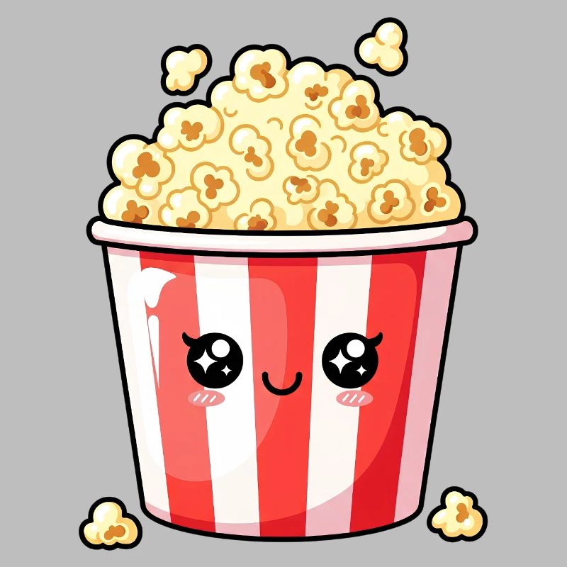 Seau à pop-corn Kawaii