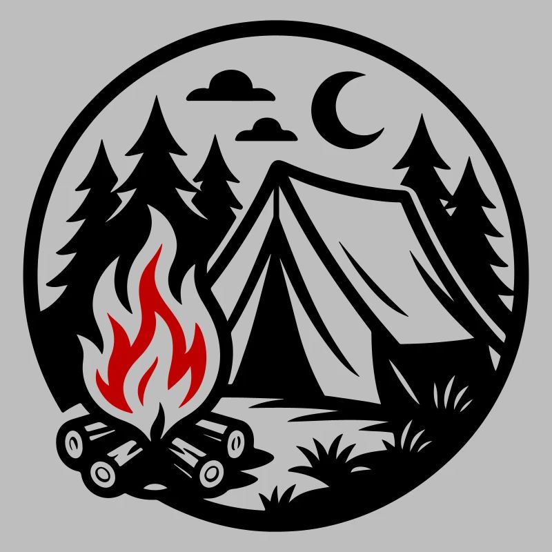 Camping Tent Forest