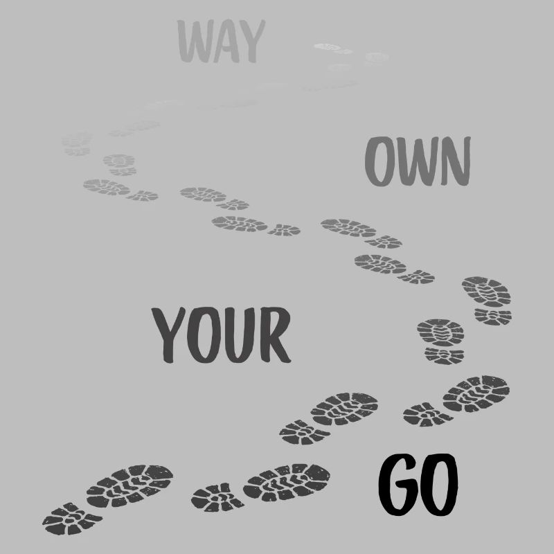 Go Your Way Saying with Graphics