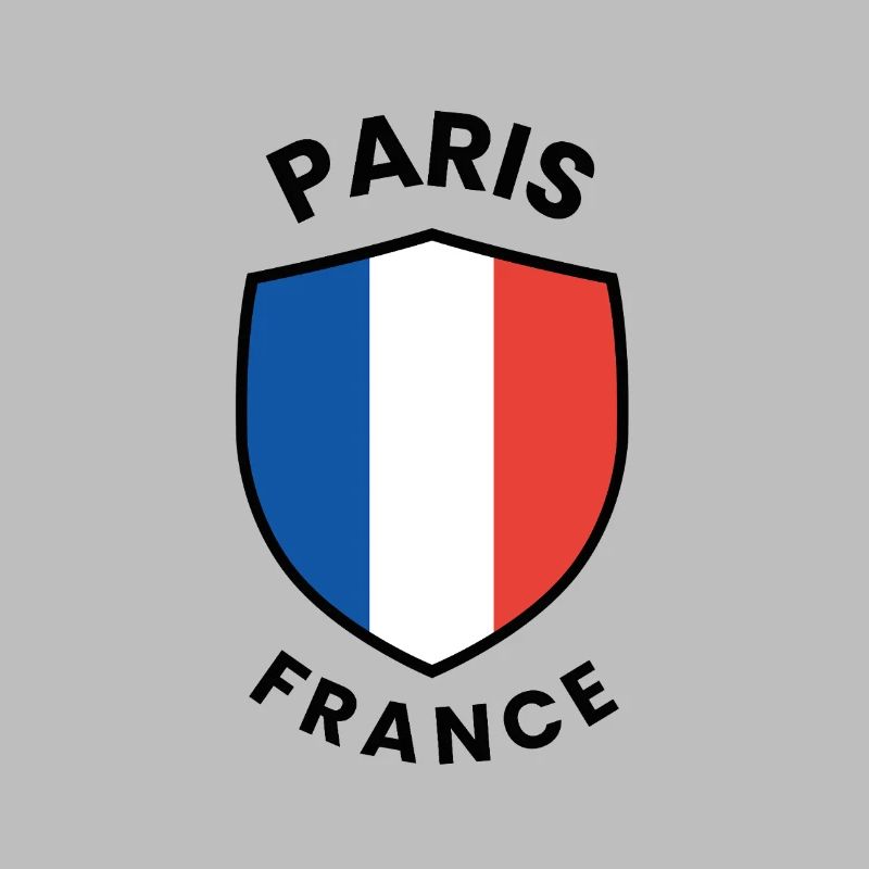 Conception du drapeau de Paris sur le bouclier