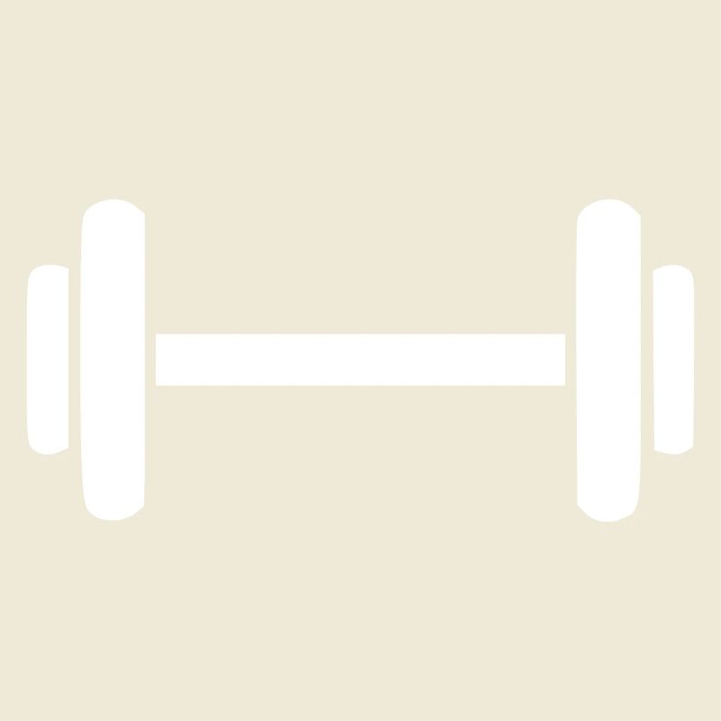 Strength Training Dumbbell Icon Minimal Icon Vector
