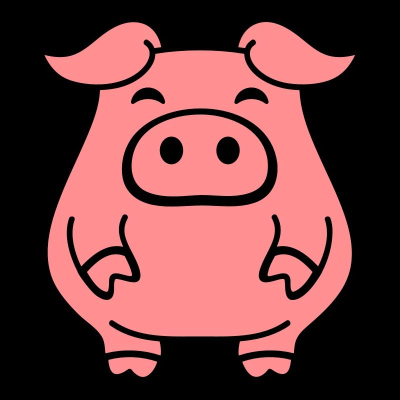 Petit Mignon Cochon Dick Cochon Animal Amour