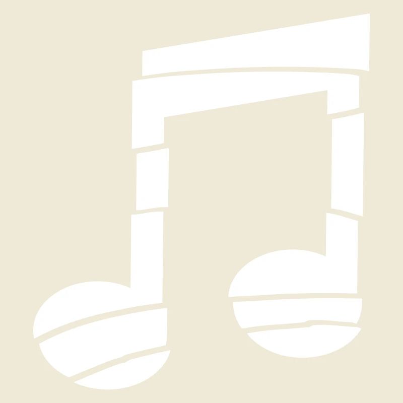 Music Note Grooves Stripe Techno Party Music Note