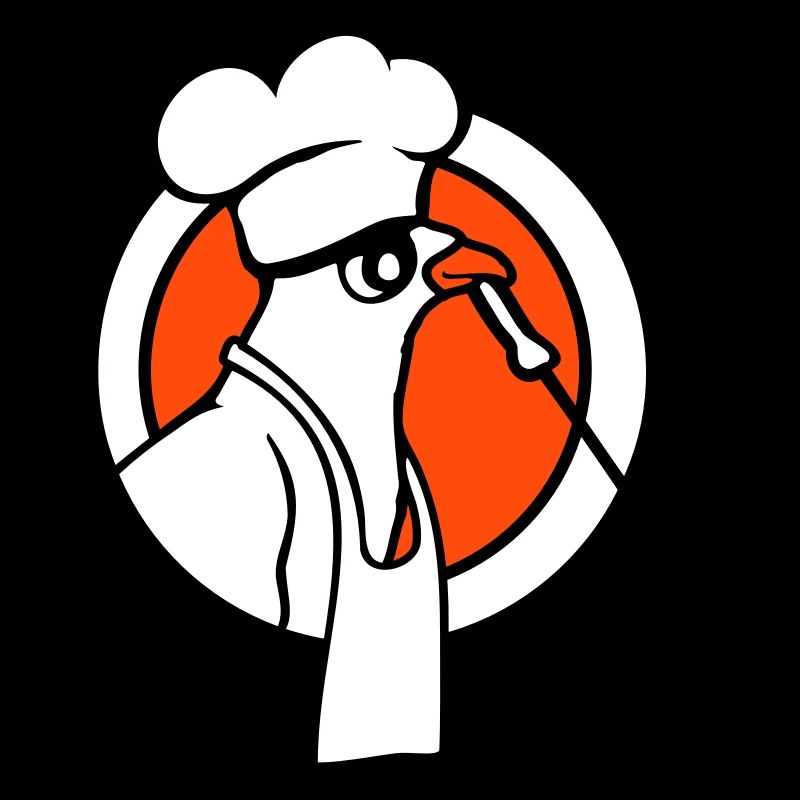 Vogel grillt Wurst Grillen lecker Würstchen essen