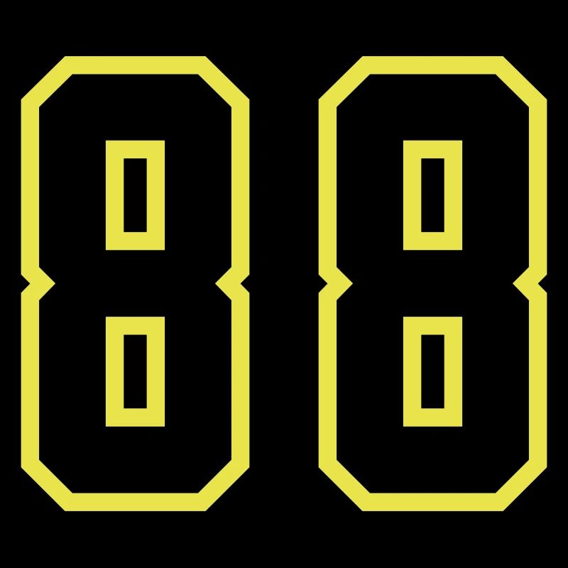 Maillot à numéros 88