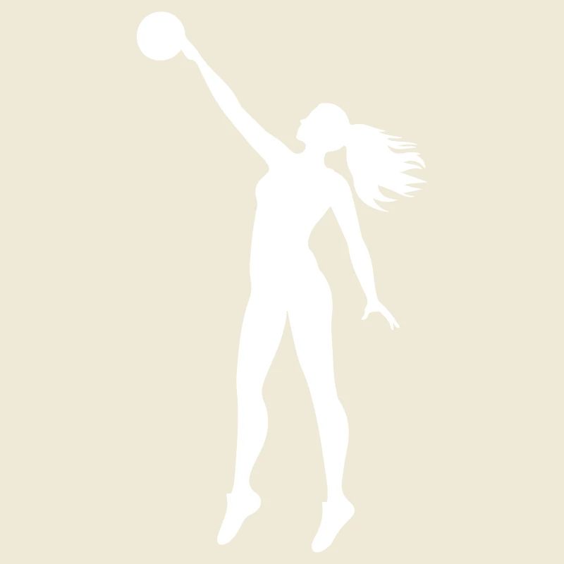 Volleyball Player Silhouette