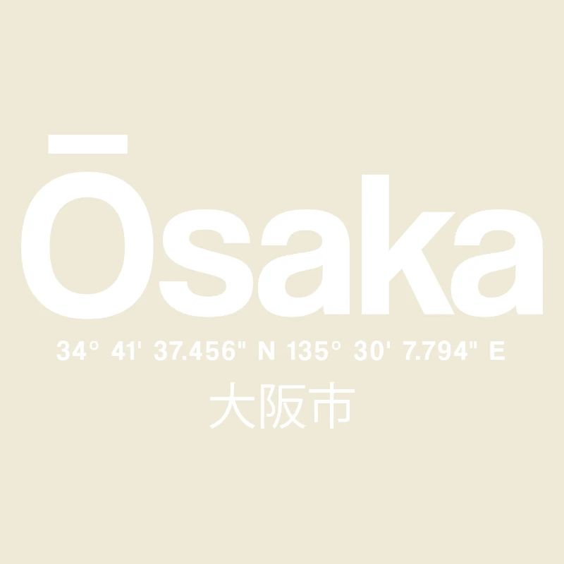 Osaka Coordinates City Logo