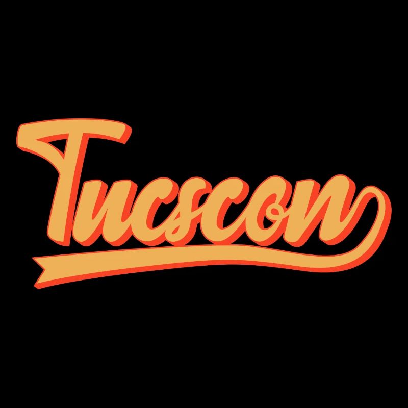 Lettrage rétro de Tucson