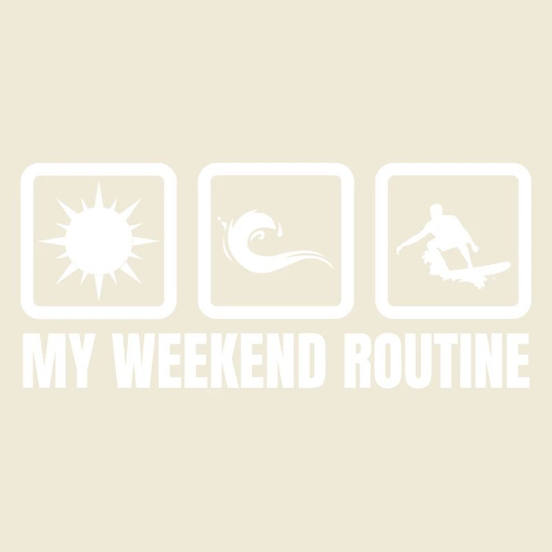 Ma routine du week-end