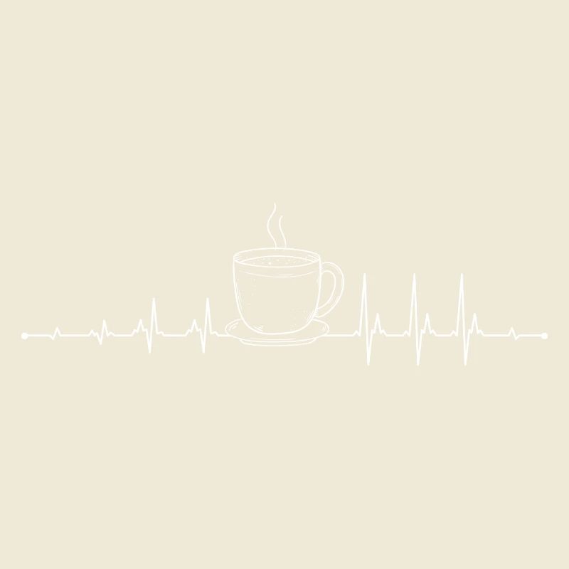 Kaffee-Pulse-Becher-Kunstwerk