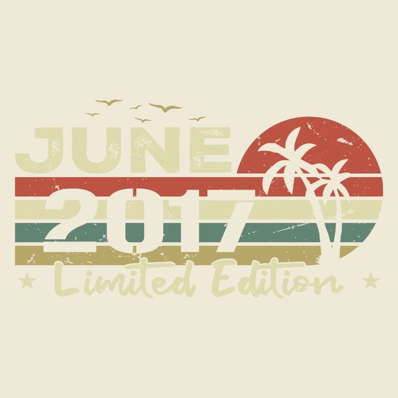 June 7th Anniversary Born 2017 Vibe