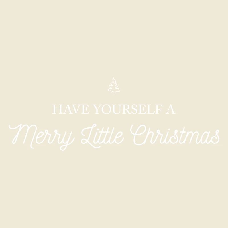 Typographie Joyeux Petit Noël