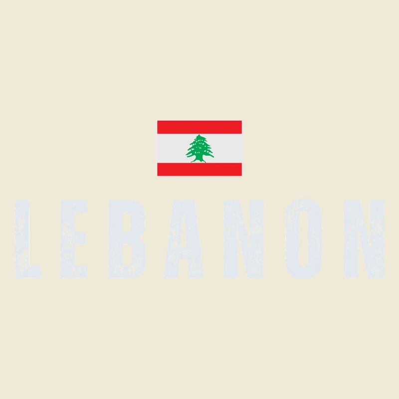 Fier drapeau libanais du Liban