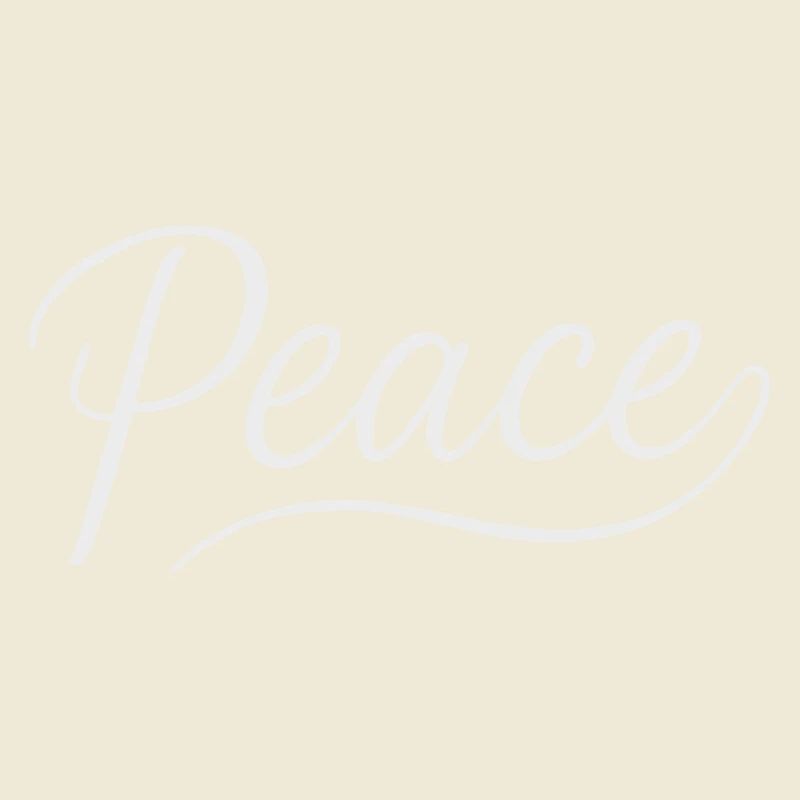 Peace Lettering Cursive Font