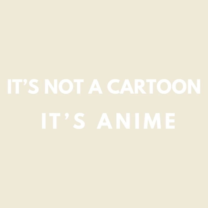 Ce n’est pas un dessin animé - Citation d’anime