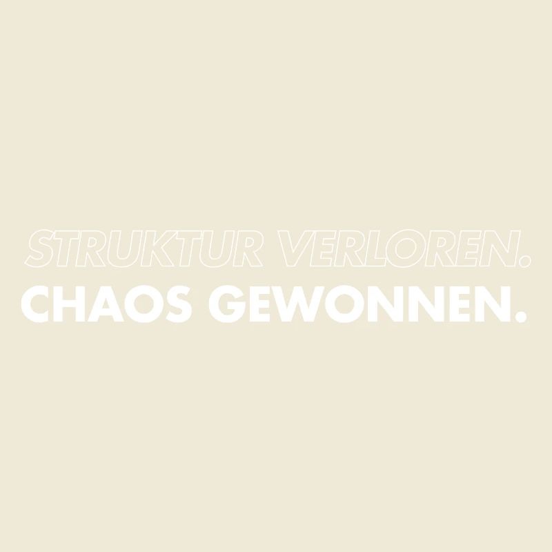 Structure lost, chaos won